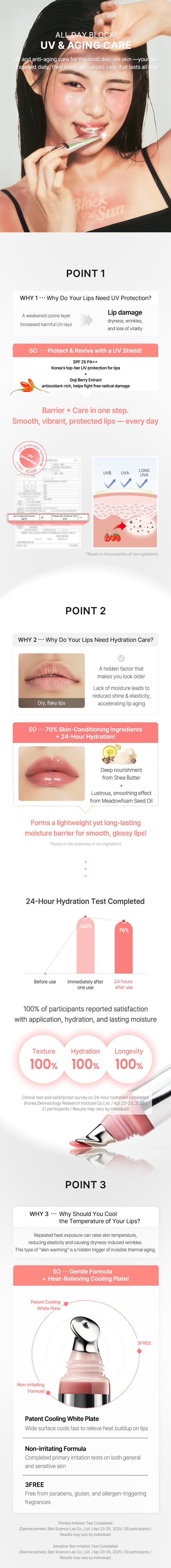 [Nuegray] Sunbeam Tratamiento Labial SPF25 PA++ #Peach Jet 10g