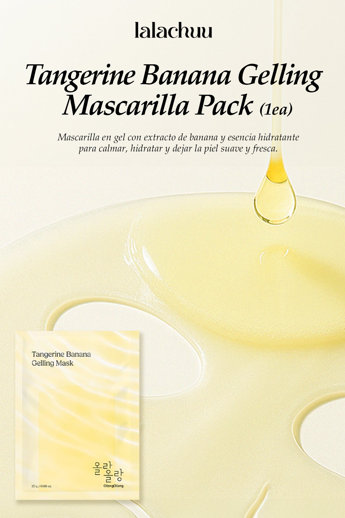 [Ollang Ollang] Tangerine Banana Gelling Mascarilla 25g