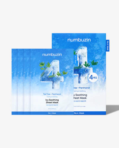 [Numbuzin] No.4 Icy Soothing Mascarilla en Lámina