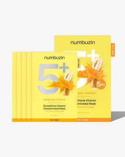[Numbuzin] No.5 Glutathione Vitamin Concentrated Mascarilla
