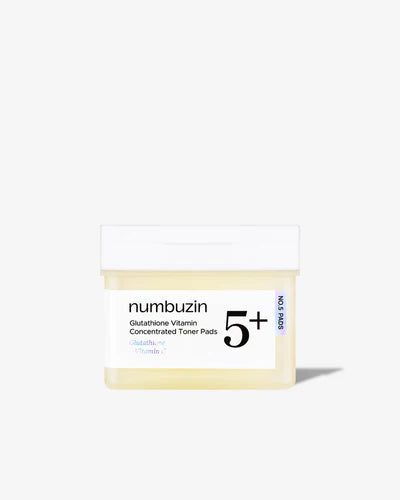 [Numbuzin] No.5 Glutathione Vitamin Concentrated Tónico Almohadillas
