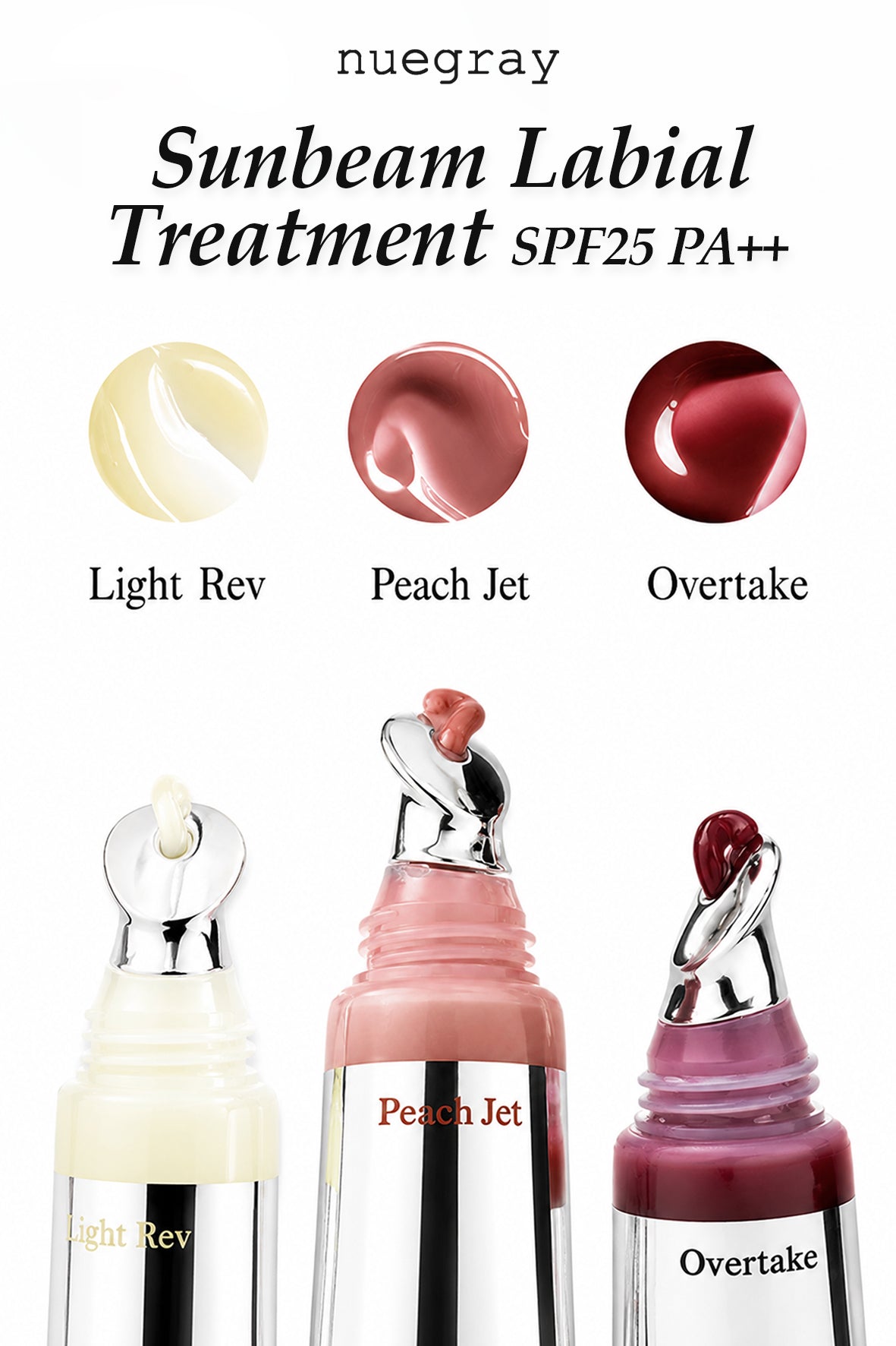 [Nuegray] Sunbeam Tratamiento Labial SPF25 PA++ #Overtake 10g