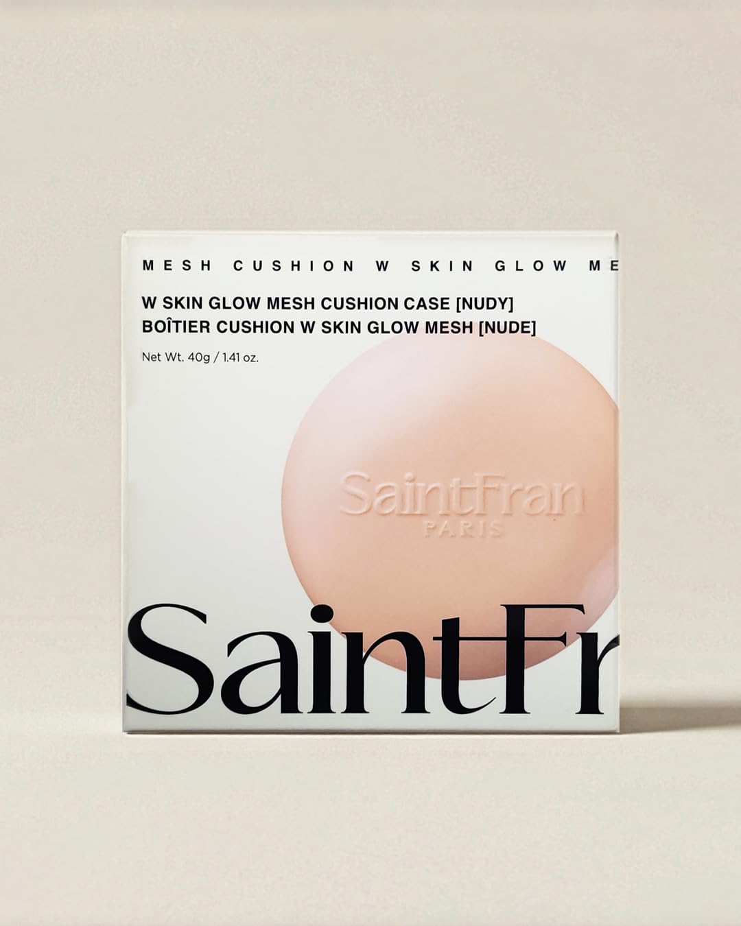 [Saintfran] Saintfran W Glow Base Cushion Malla Estuche Nudy