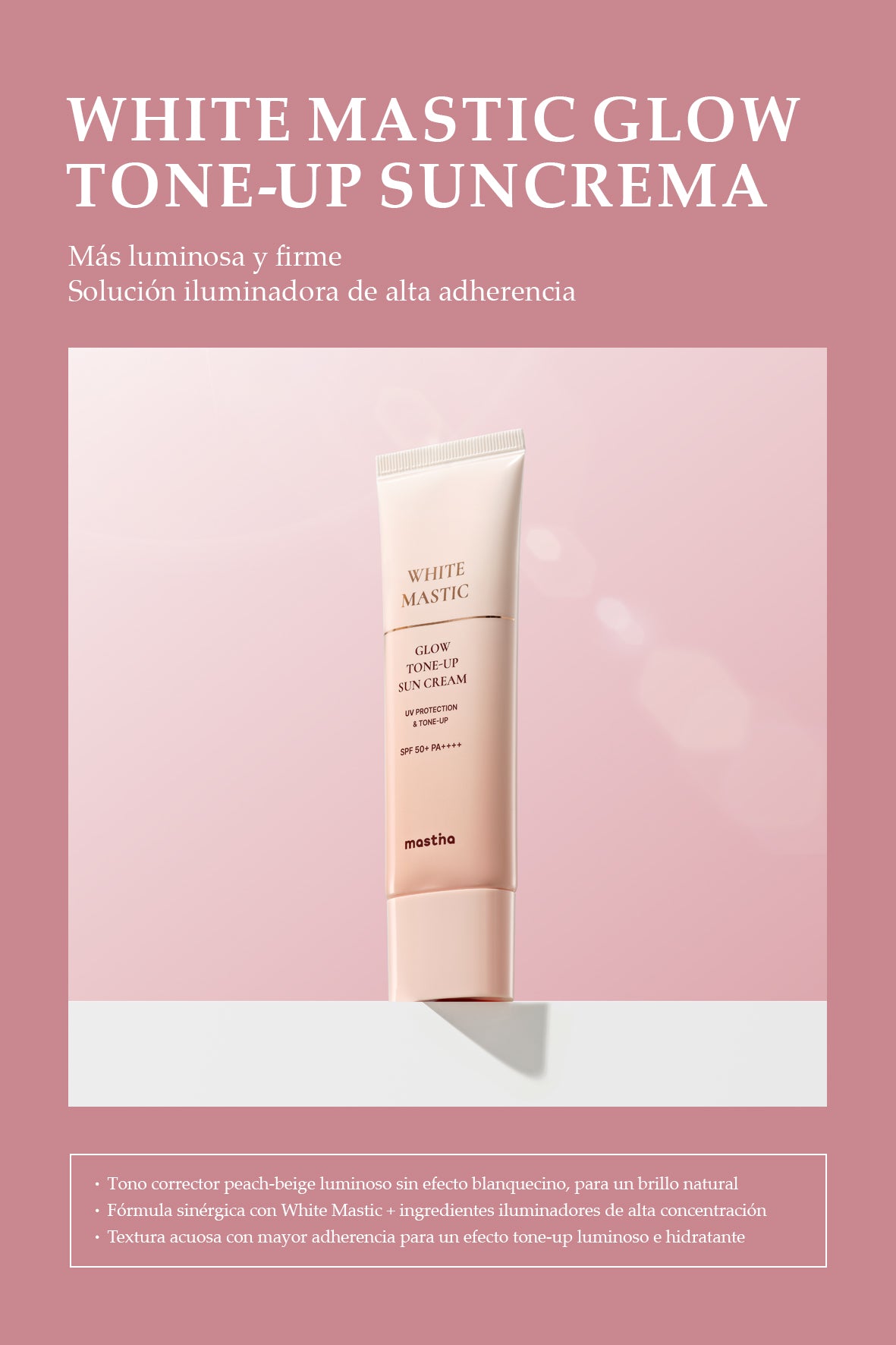 [Mastina] White Mastic Glow Tone-Up Protector Solar 50ml