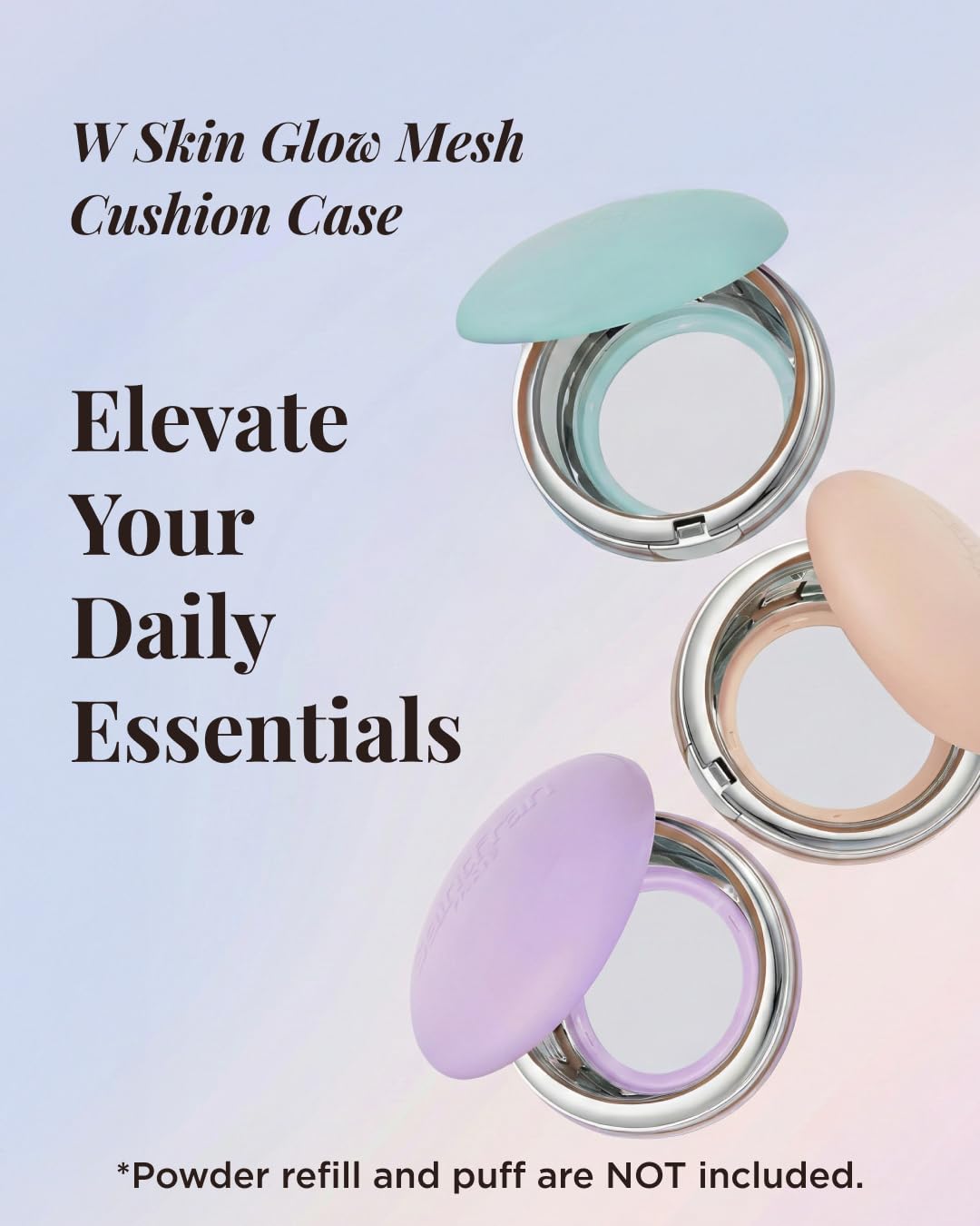 [Saintfran] Saintfran W Glow Base Cushion Malla Estuche Violeta