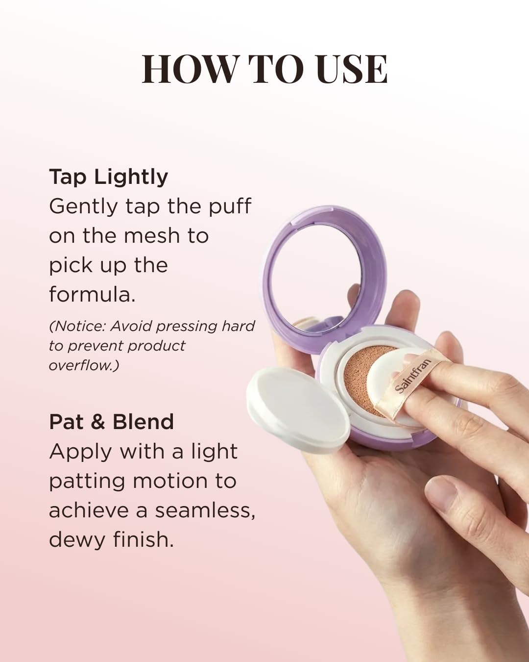 [Saintfran] Saintfran W Glow Base Cushion Malla 12g Tono 23 (Recarga)