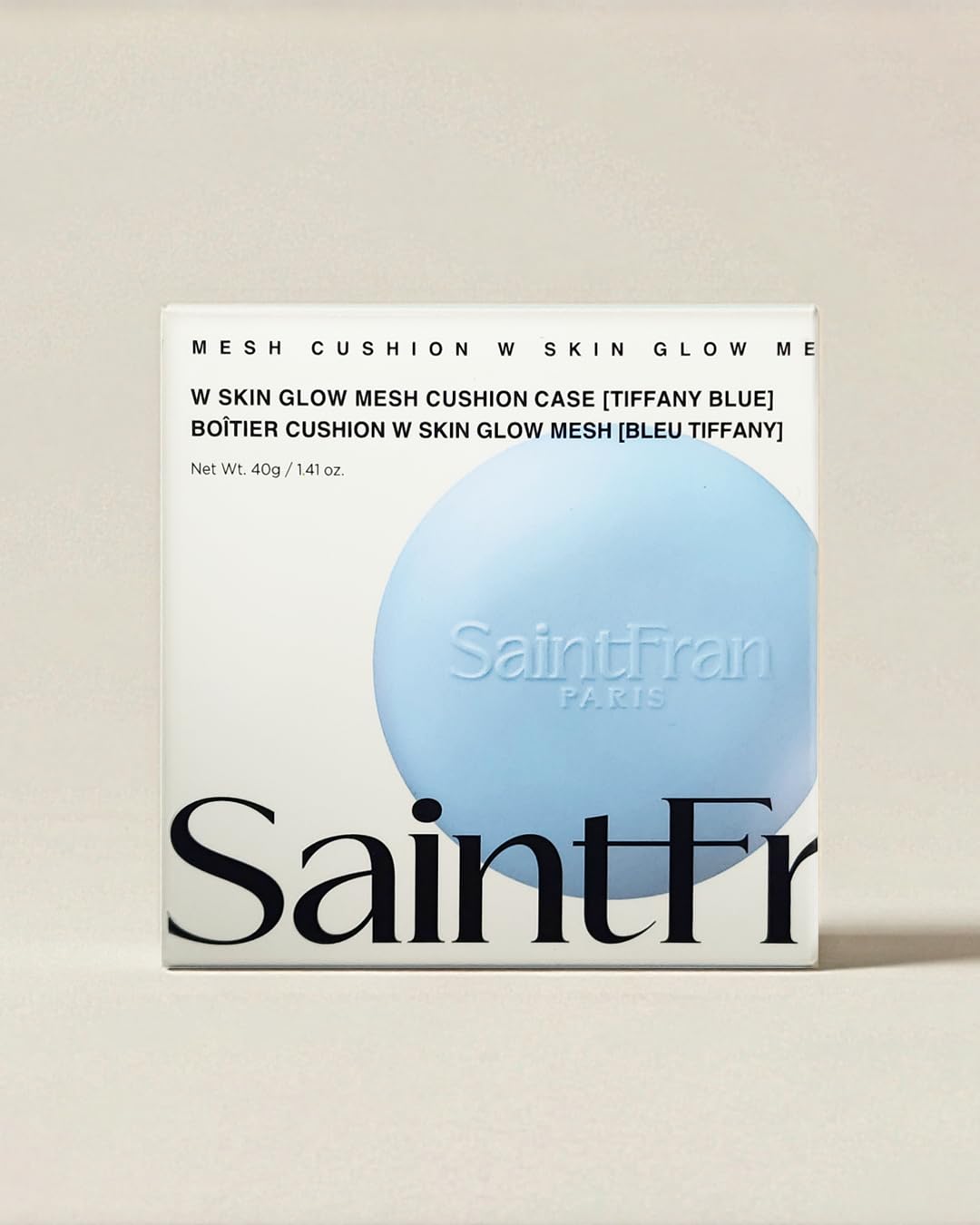[Saintfran] Saintfran W Glow Base Cushion Malla Estuche Tiffany Blue