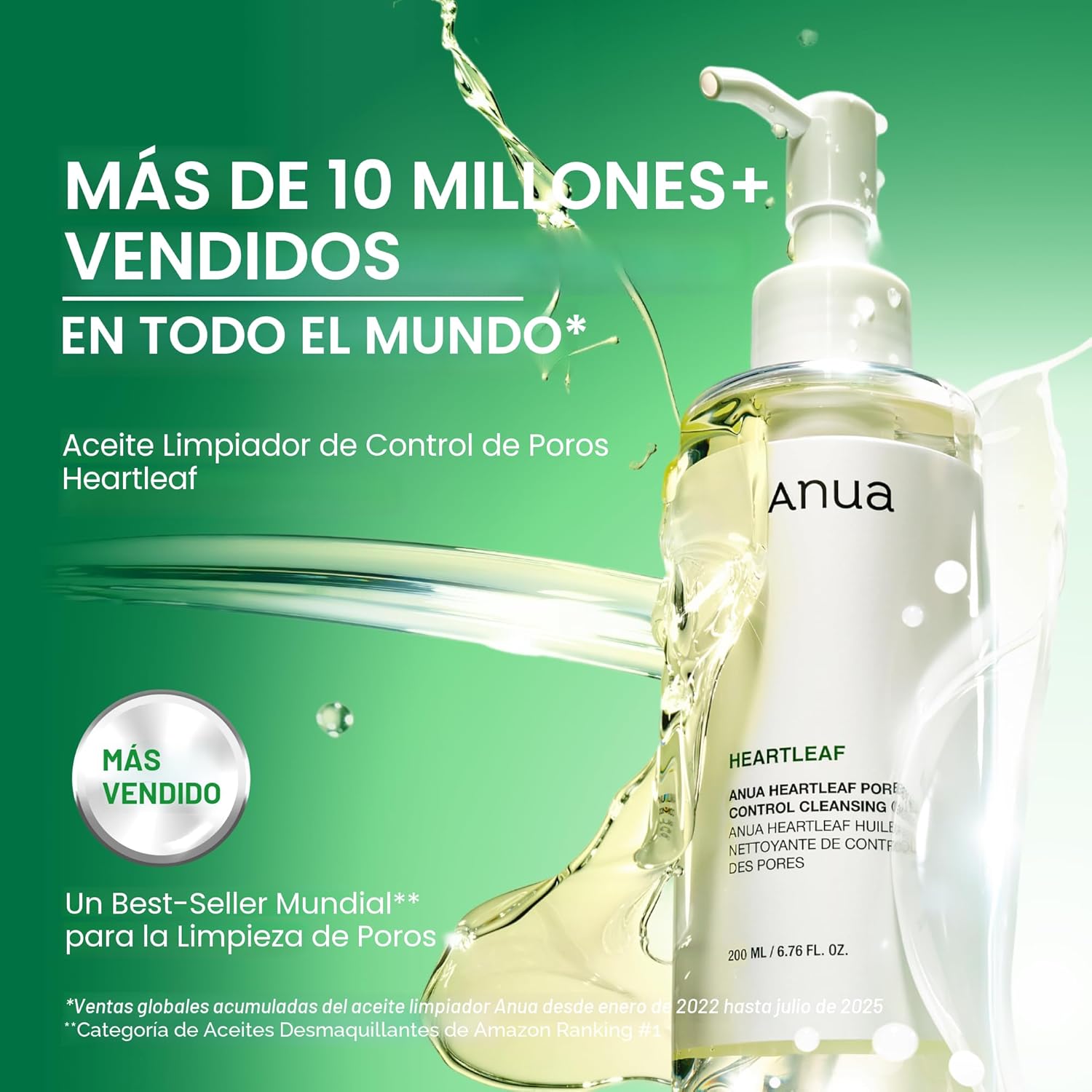 [ANUA] Aceite Limpiador Suave Control de Poros con Heartleaf 200ml