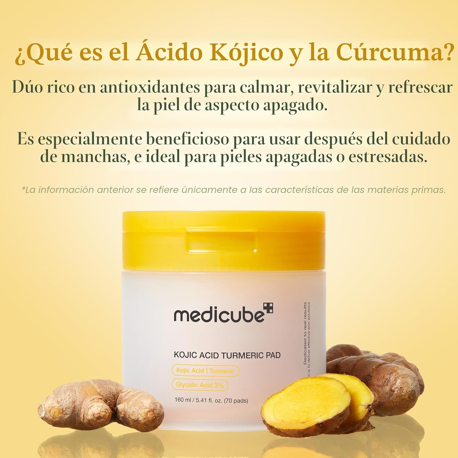 [Medicube] Kojic Acid Turmeric Almohadilla 160ml