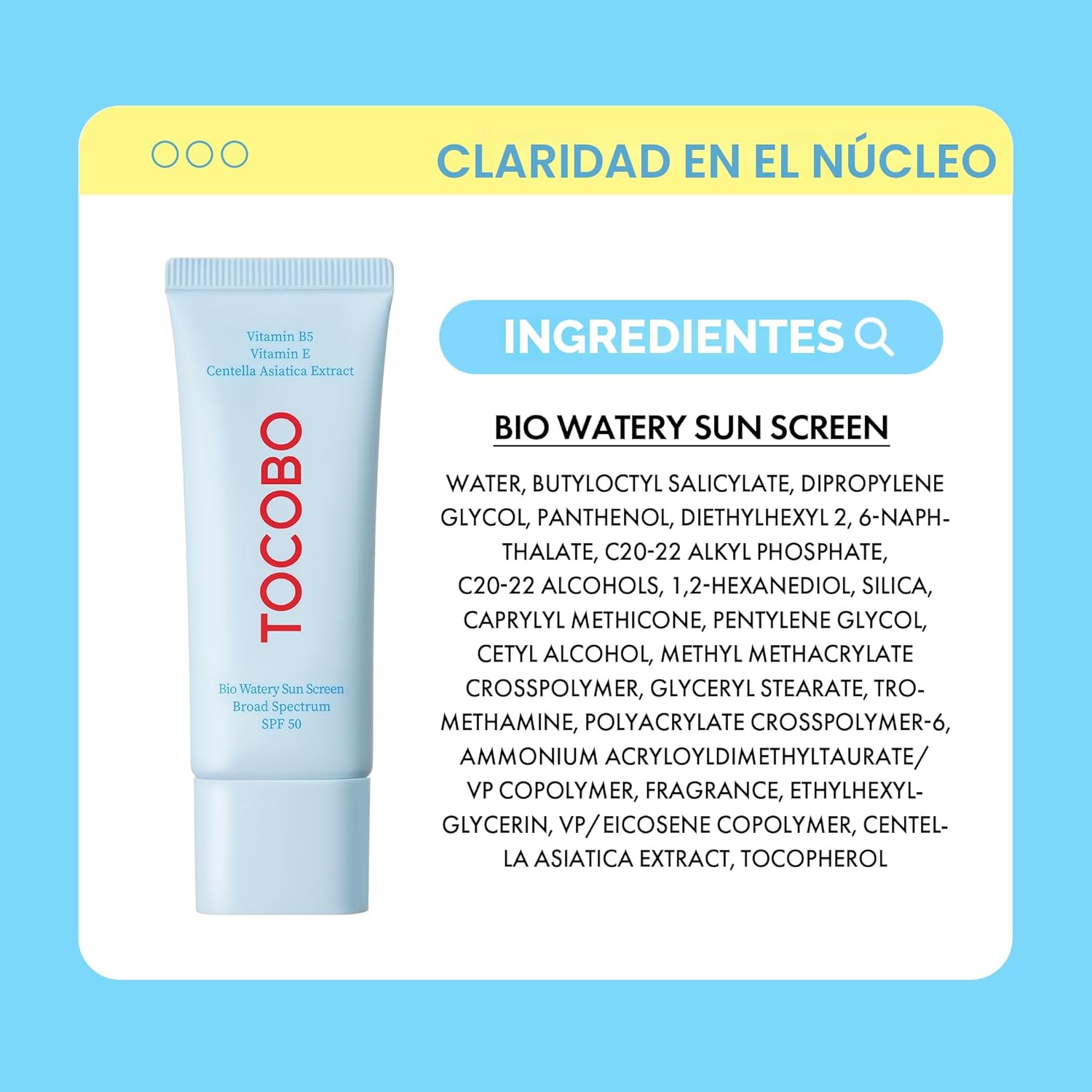 [TOCOBO] Bio Watery Protector Solar 50ml