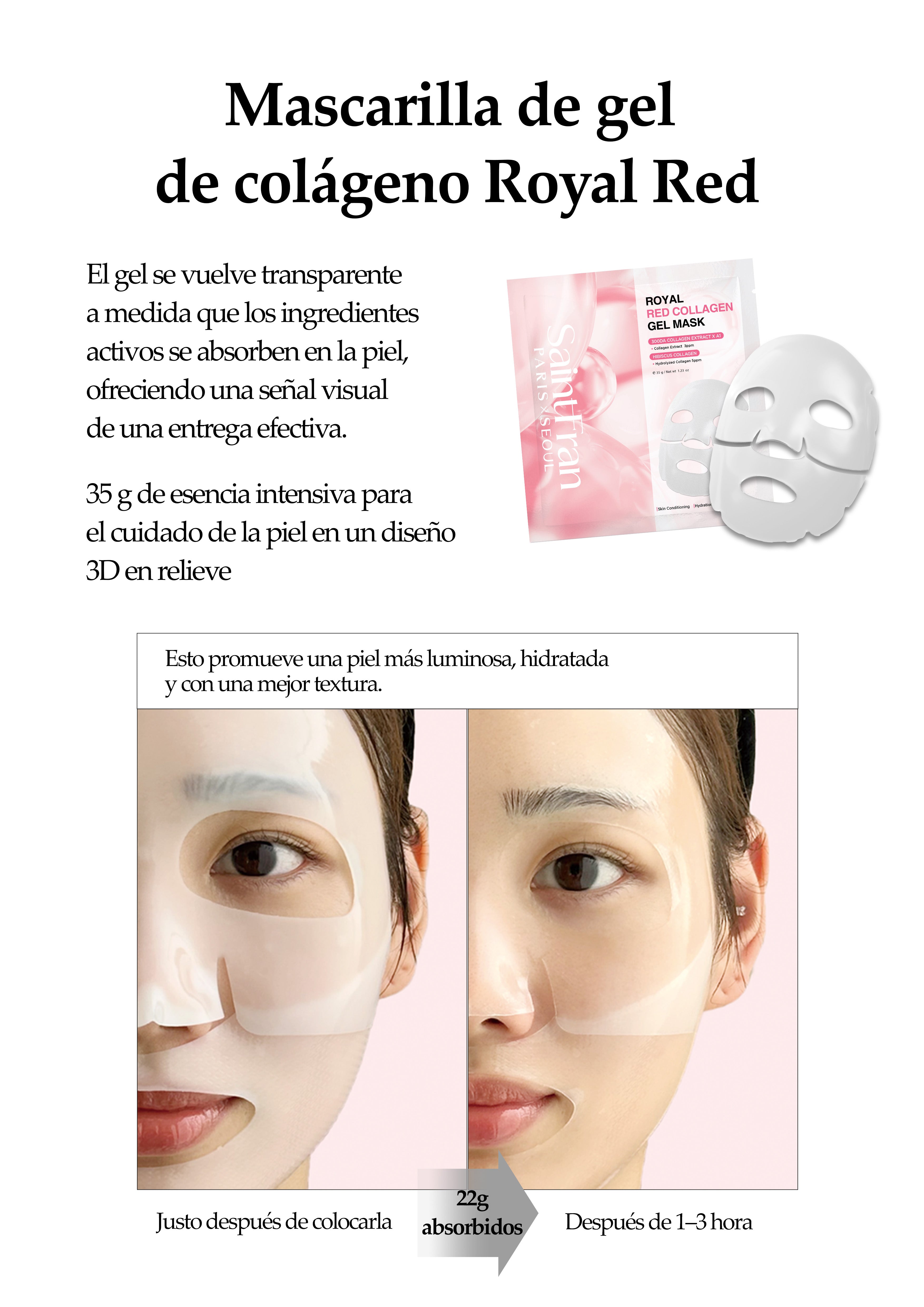 [Saintfran] Saintfran Royal Red Collagen Gel Mascarilla
