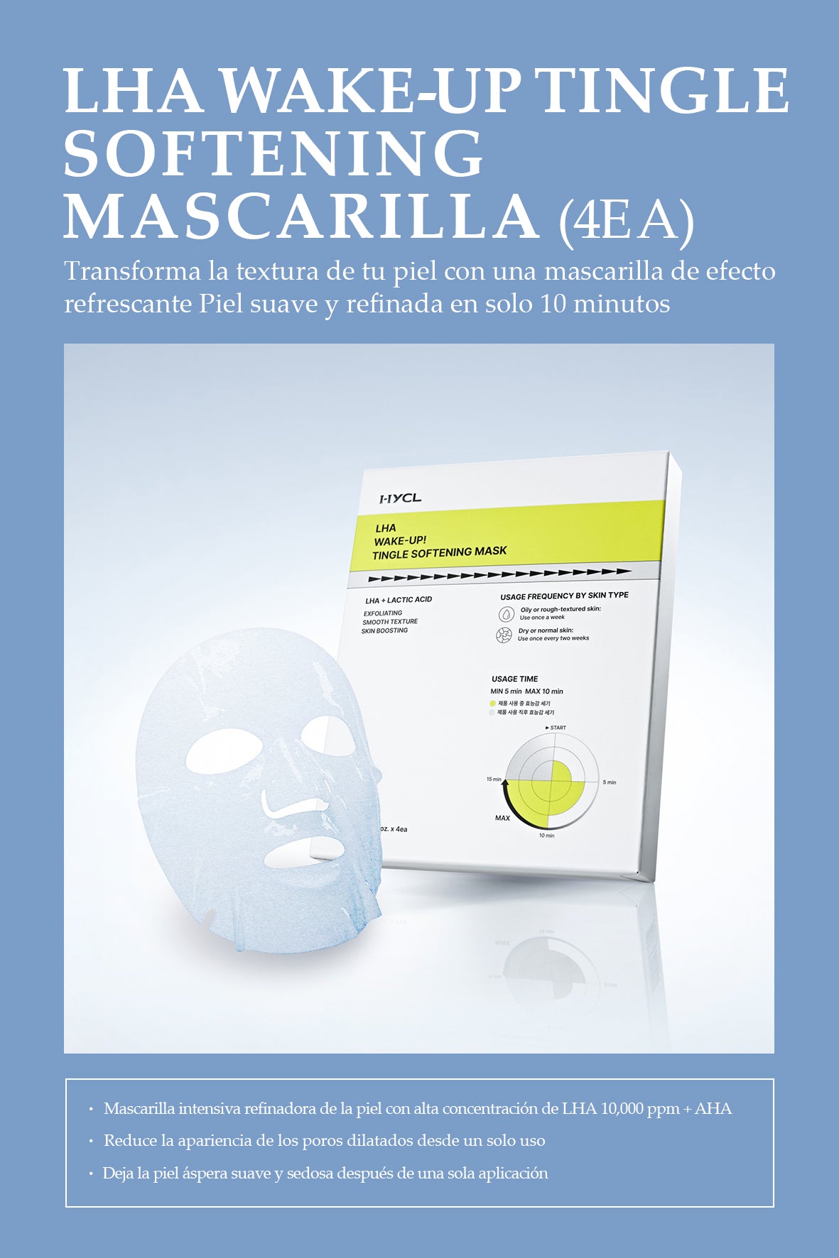 [HYCL] Mascarilla LHA Wake-Up Tingle Softening 15ml