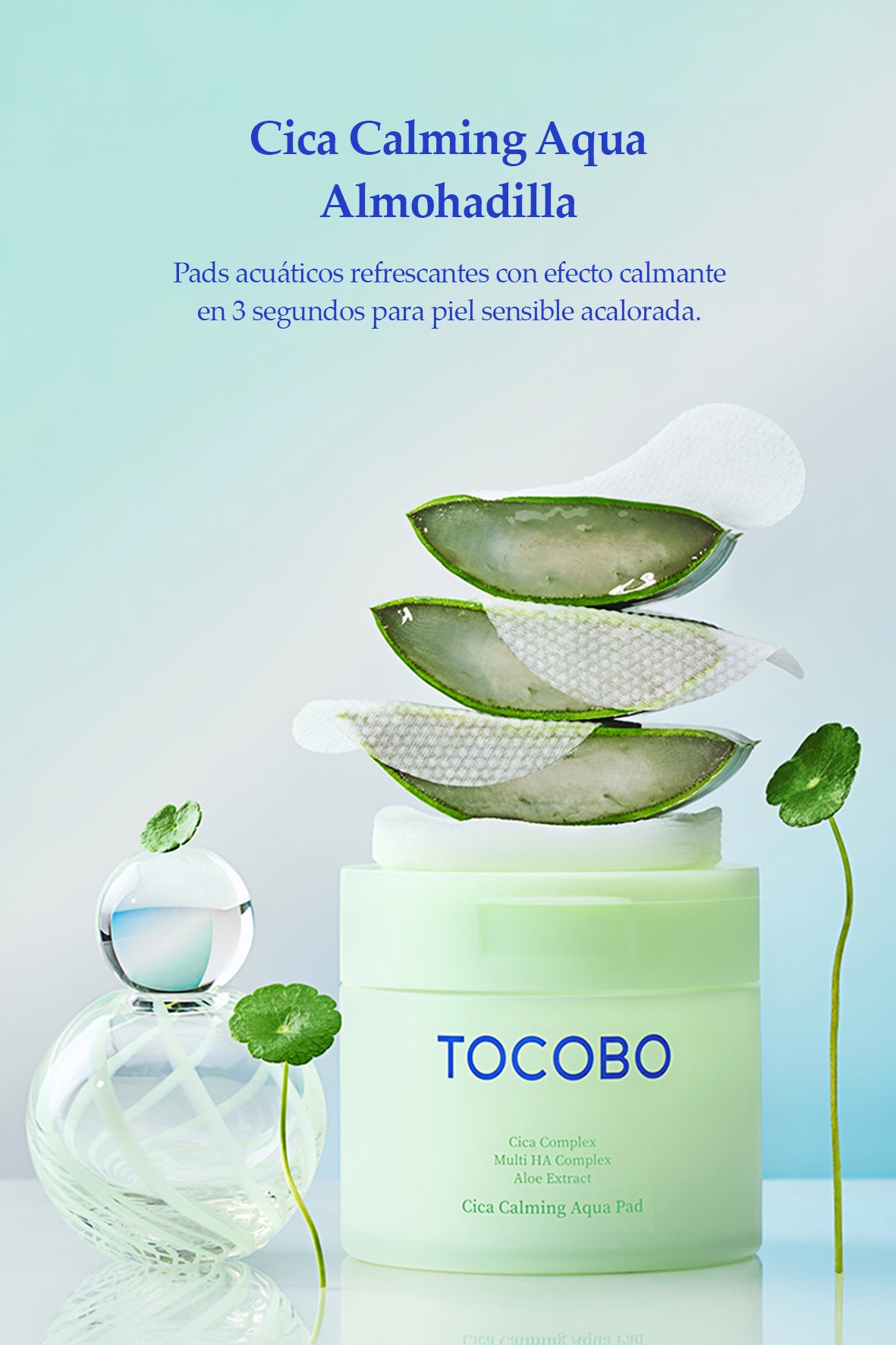 [TOCOBO] Cica Aqua Almohadilla Calmante
