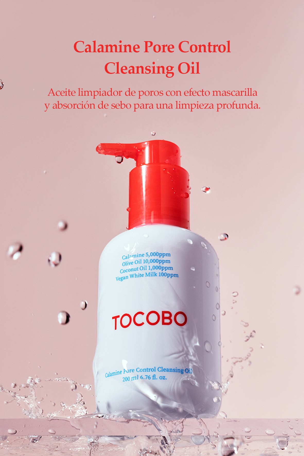 [TOCOBO] Aceite Limpiador Control de Poros con Calamina 200ml