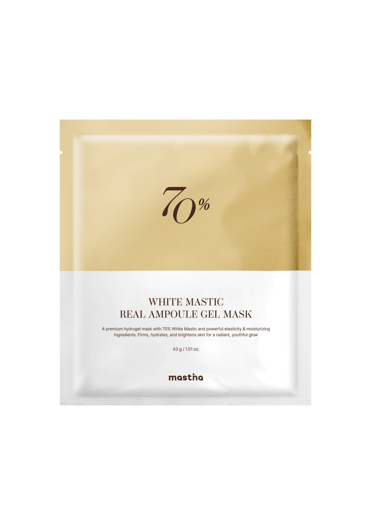 [Mastina] White Mastic Real Ampolla Gel Mascarilla 43g EA