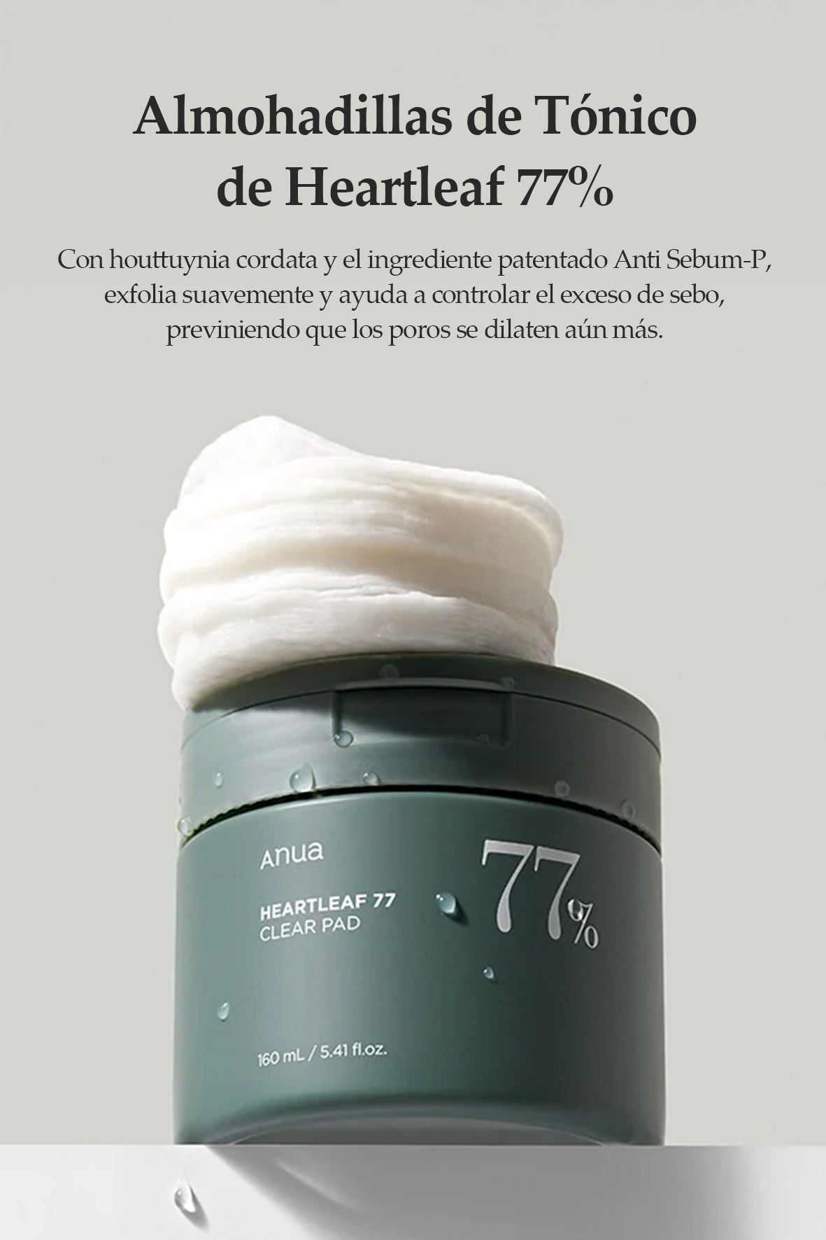 [ANUA] Almohadillas de Tónico de Heartleaf 77% 150ml
