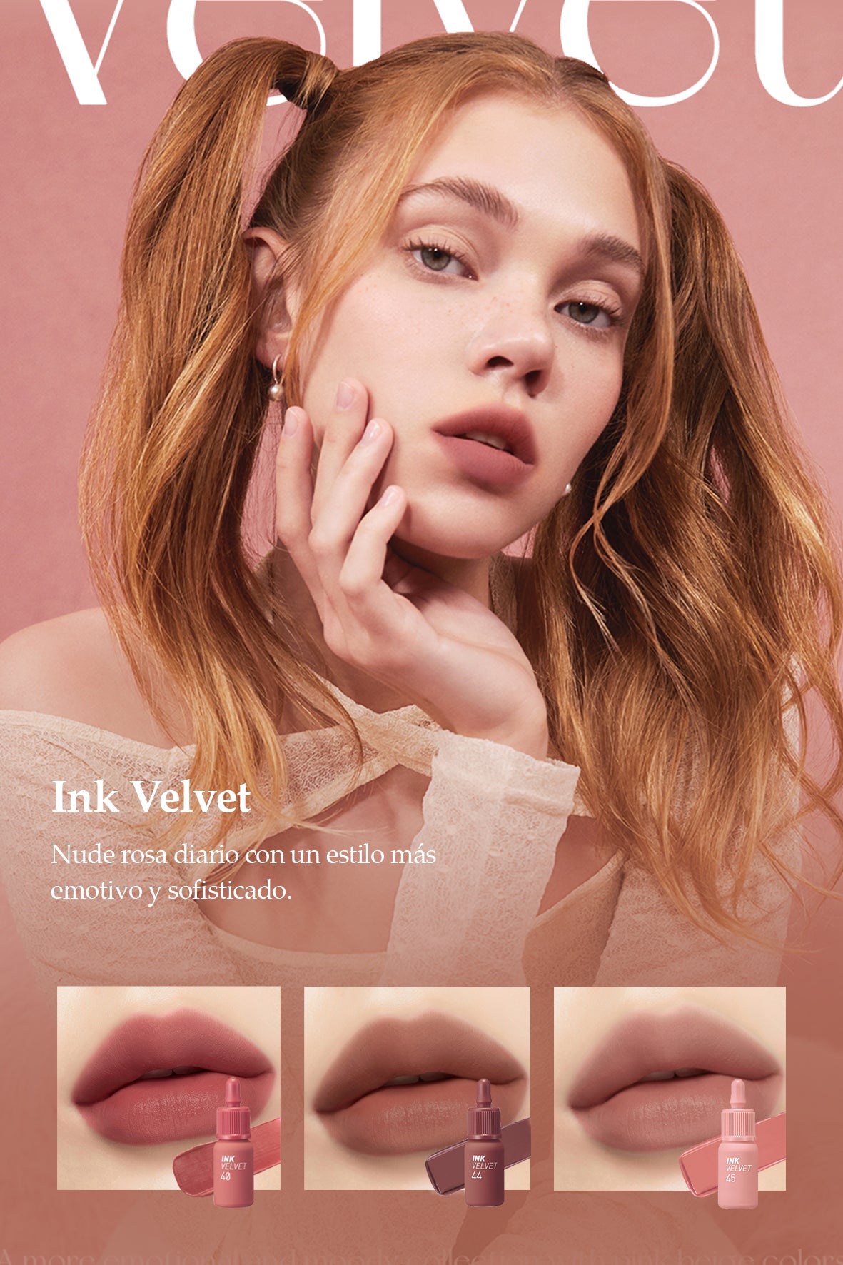 [Peripera] Tinte De Labios Ink Velvet 045 Pink Beige Nude