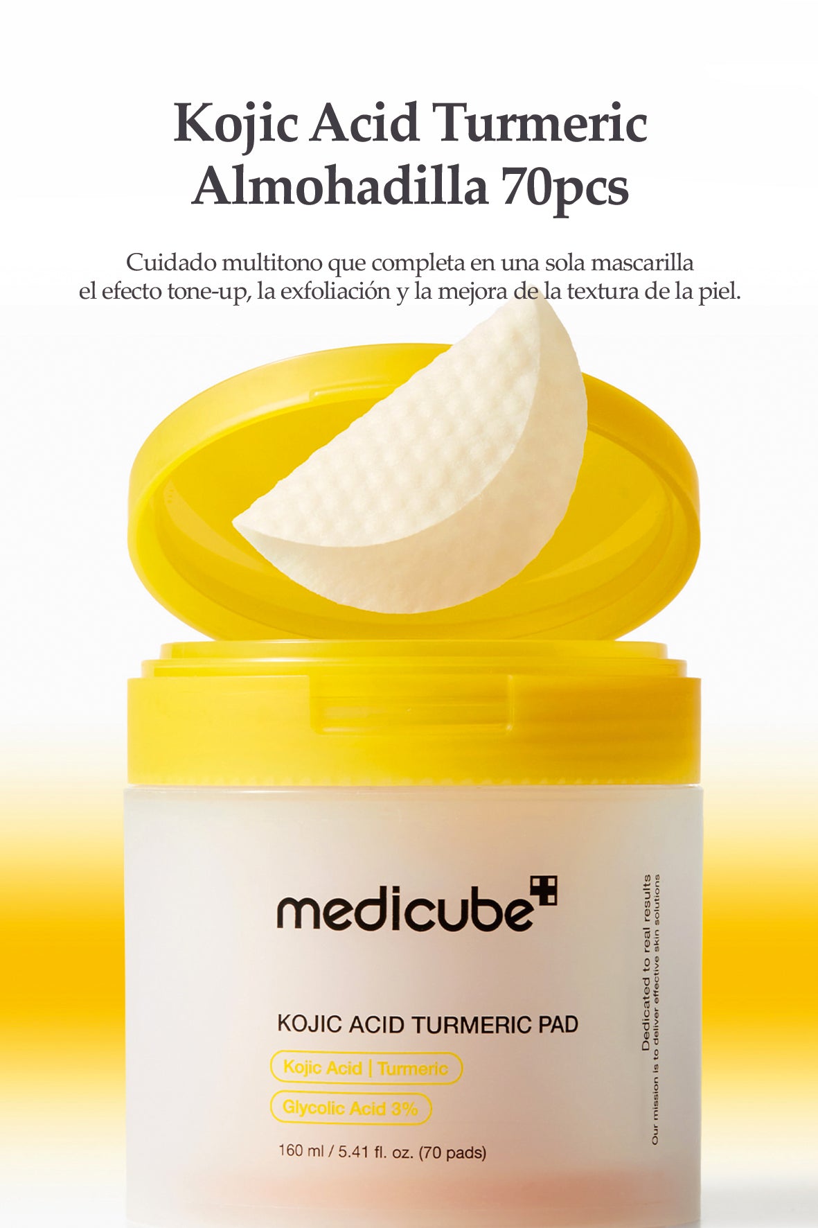[Medicube] Kojic Acid Turmeric Almohadilla 160ml