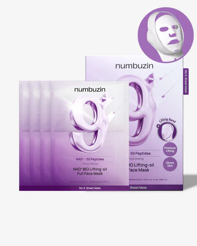 [Numbuzin] No.9 NAD Bio Lifting Full Cover Mascarilla Facial