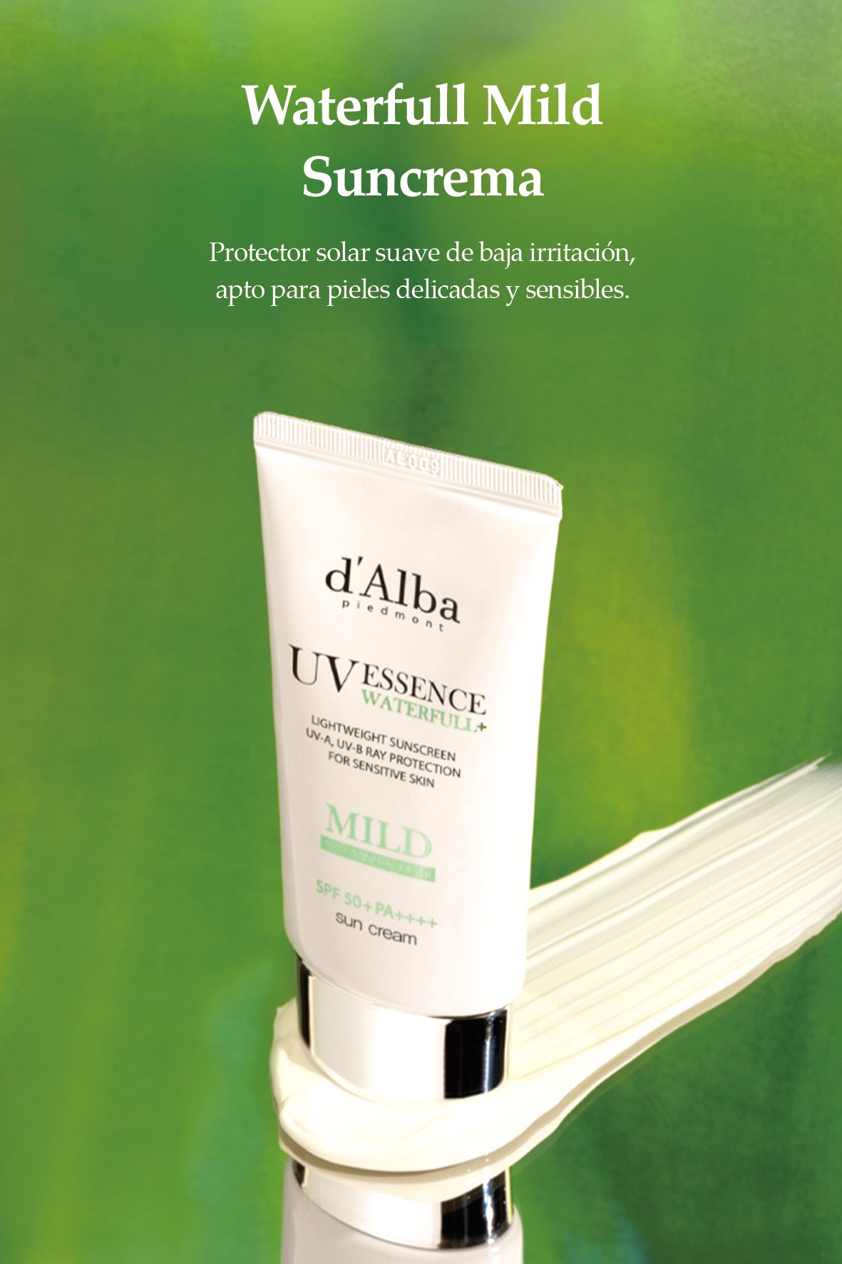 [d'Alba] Waterfull Protector Solar Suave 50ml