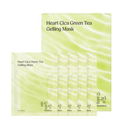 [Ollang Ollang] Heart Cica Green Tea Gelling Mascarilla Pack