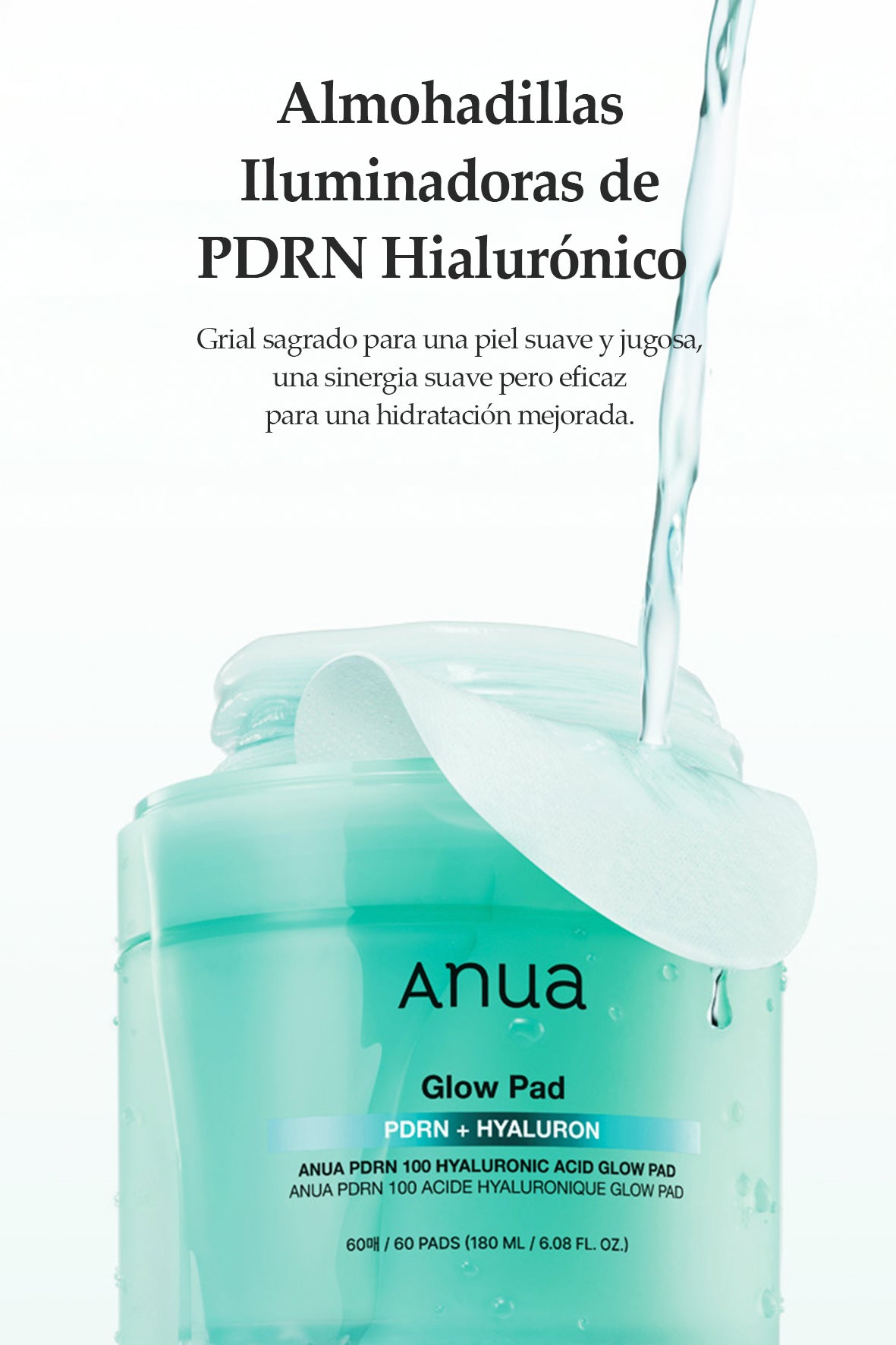[ANUA] Almohadillas Iluminadoras de PDRN Hialurónico 180ml