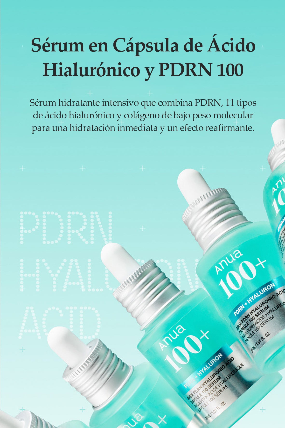 [ANUA] Sérum en Cápsula de Ácido Hialurónico y PDRN 100 30ml