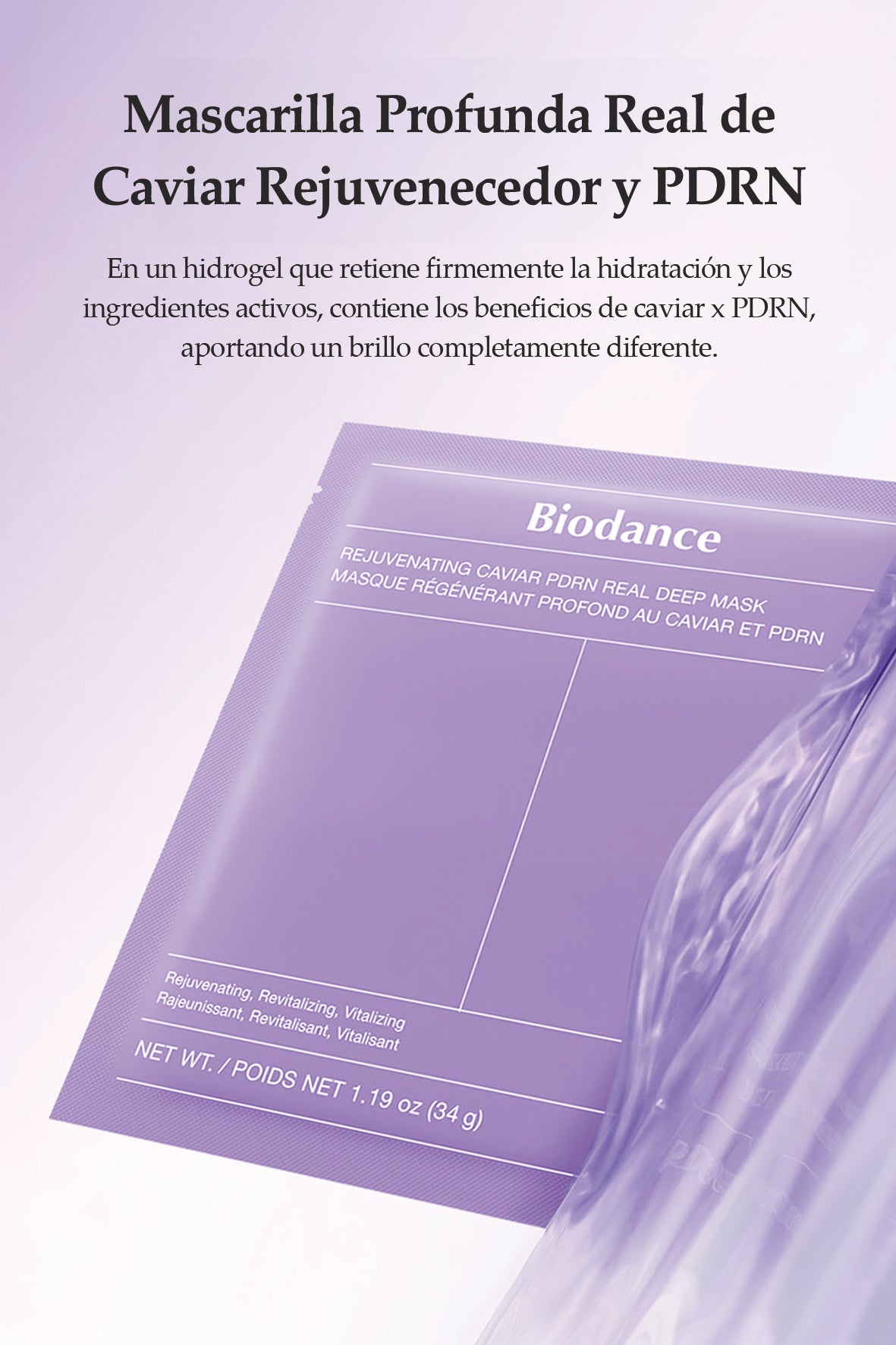 [Biodance] Mascarilla Profunda Real de Caviar Rejuvenecedor y PDRN 34g