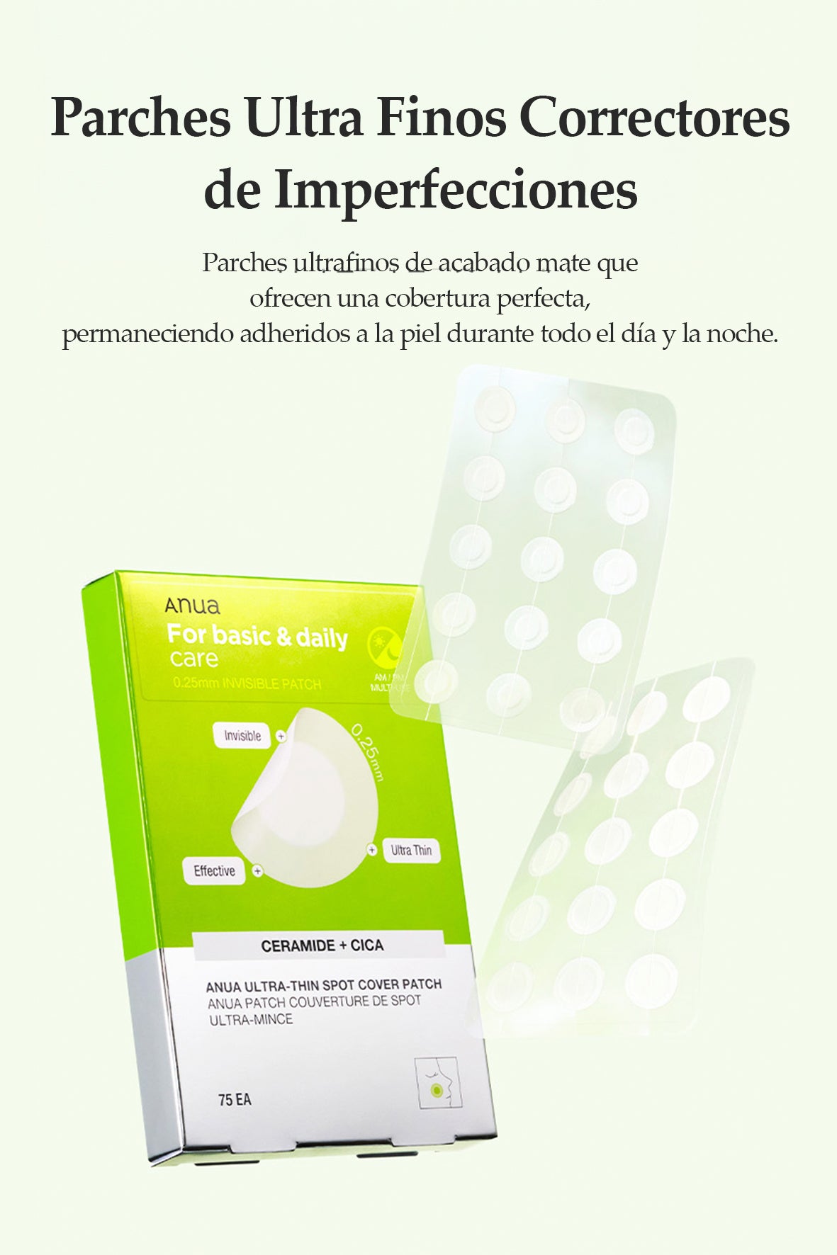 [ANUA] Parches Ultra Finos Correctores de Imperfecciones