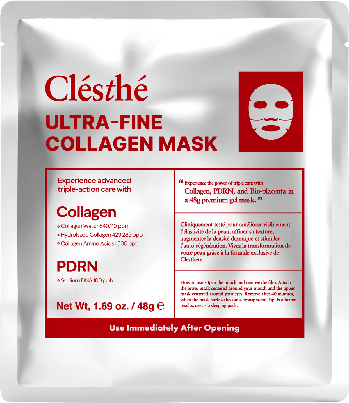 [Saintfran] Clésthé Ultra-Fine Collagen Mascarilla 48g