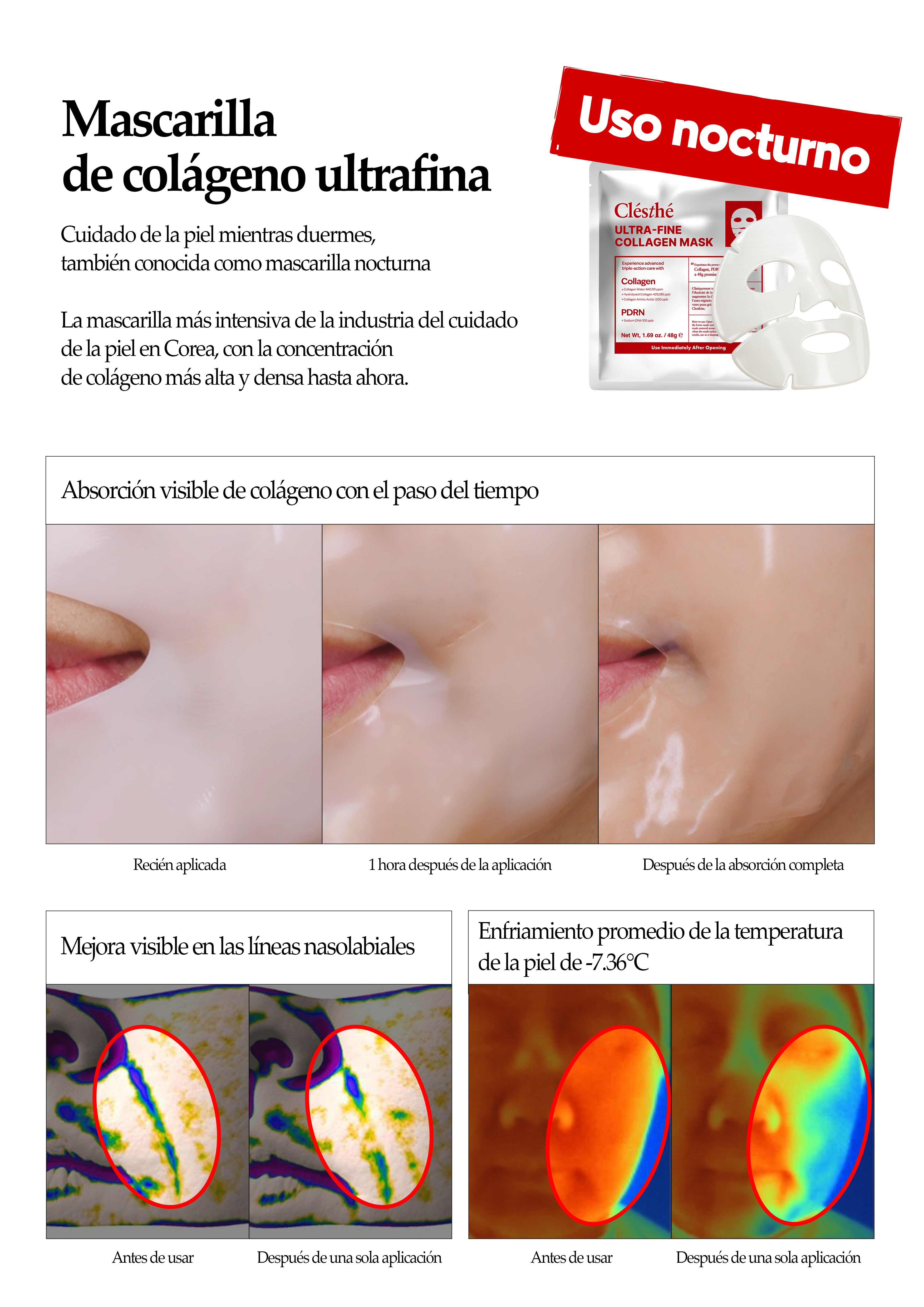 [Saintfran] Clésthé Ultra-Fine Collagen Mascarilla 48g
