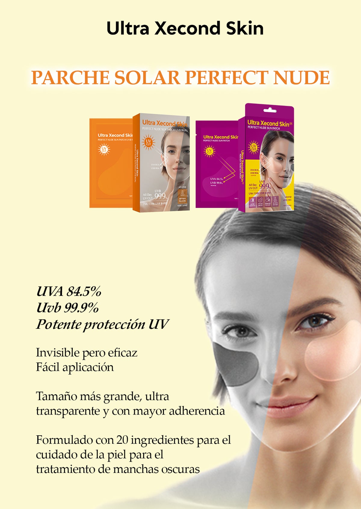 [Ultra Xecond Skin] Ultra Xecond 2X Skin Perfect Nude Sun Parche